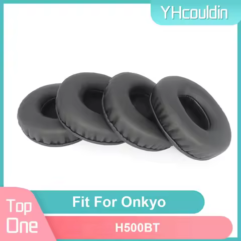 Earpads For Onkyo H500BT Headphone Earcushions PU Soft Pads Foam Ear Pads Black