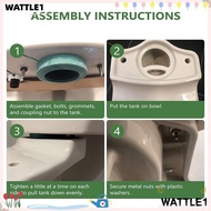 WTTLE Toilet Tank Flush Valve, AS738756-0070A Repairing Toilet Coupling Kit, Spare Parts Universal Durable Toilet Tank Bolts for AS738756-0070A