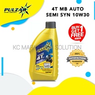 [BUY 1 FREE 1] PULZAR Motor Oil (4T Automatic) SAE 10W30 API SL JASO MB (Minyak Enjin Untuk Motor)