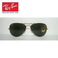 [Original] RayBan Gold Frame Rb 3025 W3234 55m Medium Digit/Peque os Sunglasses