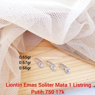 Liontin Emas Solitaire Listerin By Amero 750 17k