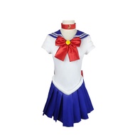 【COSER 77】ชุดบอดี้สูท ชุดคอสเพลย์ Sailor Moon Usagi Tsukino สําหรับแต่งกายฮาโลวีน