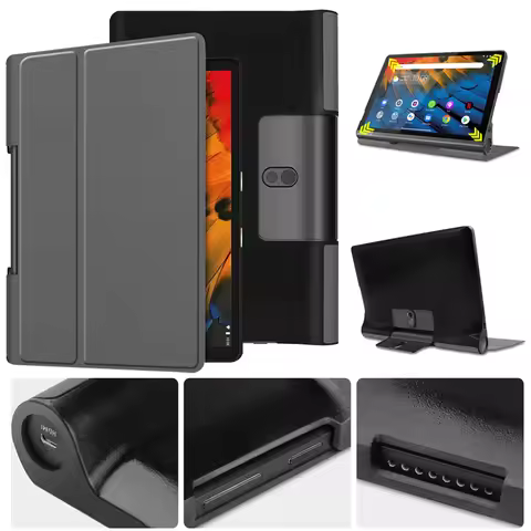 Cover For Lenovo Yoga Smart Tab Case YT-X705F YT-X705X 10.1" Tablet PC Flip Book Funda For Lenovo Yo