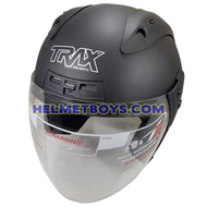 TRAX Moto RR Open Face Motorcycle Helmet PSB Approved (Land Transport Authority)