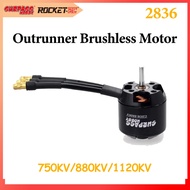 SURPASS HOBBY 2836 750KV/880KV/1120KV Outrunner Brushless Motor For RC Airplane Fixed-wing Glider Ai