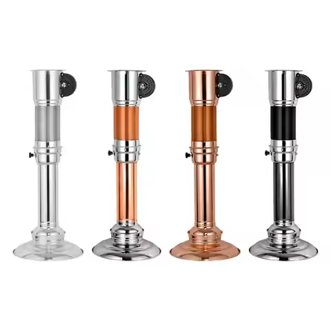 BBQ Extendable Exhaust Pipe BBQ Grill Exhaust Hood Stretchable Vent Chimney Exhaust Equipment for Co