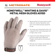 Honeywell North Whiting Davis A515D Stainless Steel Metal Mesh Glove (1PC)