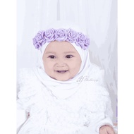 Flower Crown Children's Bandana Flower Crown | Bloomy Flowercrown Princess Bondu Women Girls Beautif