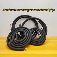 YeeFixx aluminium tube + copper tube Aircond gas pipe set 1hp 1.5hp 2hp 2.5hp 1m/2m/3m installation 