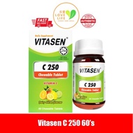 Vitasen C250 60 Chewable Tablets Vitamin C supplement