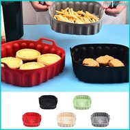 HO Air Fryer Silicone Baking Tray Air Fryer  Basket Foldable Fryer Baking Tray