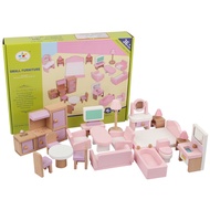Play House Toys Pink Small Furniture Kitchen Children Teaching Aids Educational Toys Furniture Toys