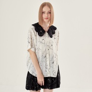 Pimnatta Boss Top เสื้อดอกไม้ ดีไซน์มินิมอล เรียบหรู ทรง Signature ใส่แล้วดูแพง แมทช์ได้หลากหลายลุค 