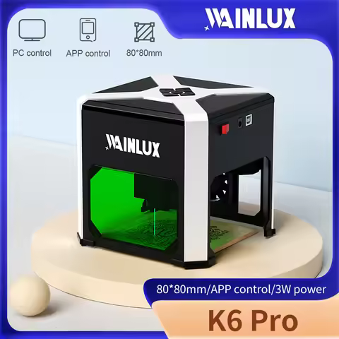Wainlux 3000mw CNC Laser Engraver Mini Laser Engraving Machine Support PC and Mobile Control Logo Pr