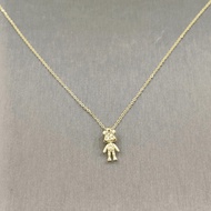 22k / 916 Gold Bear Brick Necklace