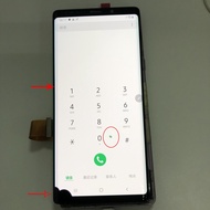 Jualan Single Lcd Asal untuk Samsung Galaxy Note 9 Lcd N960f N960d Touch Screen Digitizer Line Point