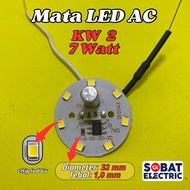 PCB Mata Lampu LED Kode KW2 Tanpa Driver - Langsung 220V ACR