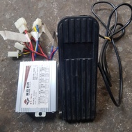 Bộ điều khiển tốc độ motor DC 24v 500w kèm chân ga