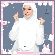 【ccok costyme】 Tudung Khimar Tali Sulam on Iron Less | Khimar Sulam