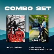 [COMBO SET] Rusydee Artz Books - Novel Tengku Thaka 1 + Buku Menantimu (Quotes Santai +Lukisan)
