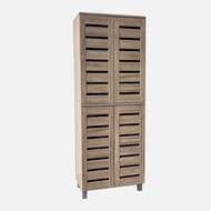 VHIVE Vegas High Shoe Cabinet 3 Sizes - 60cm, 90cm, 120cm Tall Rack Storage Cupboard Ventilation