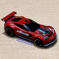 MERAH LOOSE MYSTERY PACK Hot Wheels Corvette C7R Red Hotwheels Corvette C7R Red HW Hot Wheels Corvet