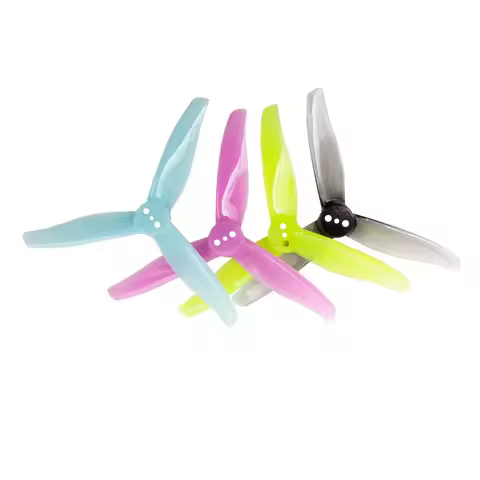 Gemfan 3016 3-Inch 3-Blade PC Propeller 4PCS CW/CCW - 3 Hole 1.5mm/2mm Shaft for FPV Racing Drones, 