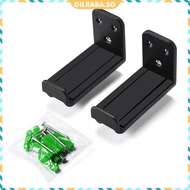 ✥Dilraba✥【In Stock】 Soundbar Speaker Wall Holder Anti-Drop Holds Up To 44lbs for Most Soundbars