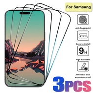 3Pcs HD Screen Protector For Samsung A50 A50S A25 A35 A51 A53 A55 A05 A05S A06 A12 A15 A16 A36 A56