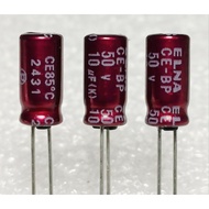 Elna CE-bp 10uf 50v capacitor bipolar bp No Terminal