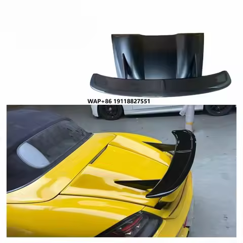 For 987 987.1 987.2 Cayman Boxster Upgrade Hump Style Rear Spoiler Wing Body Kit