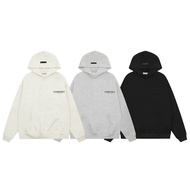 Sweatshirt Men Hooded University t Fleece Double Line American Street Wear Flocking ESSENTIALS Loose