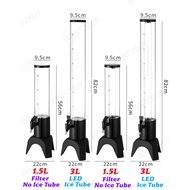 JOY Juice Beer Tower LED Ice Tube Cold Drink Beverage Dispenser Bekas Air Menara Balang Air Cylinder