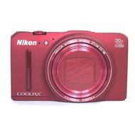 [USED in Japan] Nikon Digital Camera S9700 30x optical 16.05 million pixels Velvet Red S9700RD
