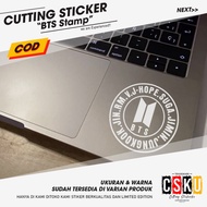 Cutting Sticker BTS Stamp Motorcycle Car Variations Laptop Accessories Glass Body Kpop Army