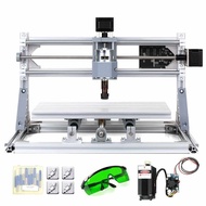 CNC3018 DIY CNC Router Kit 2-in-1 Mini Laser Engraving Machine 5500mW Laser Head (Eu3)