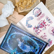 NO.GB1050 釉藍Glaze Blue / 拼貼蒐藏本-離型紙 Sticker Book