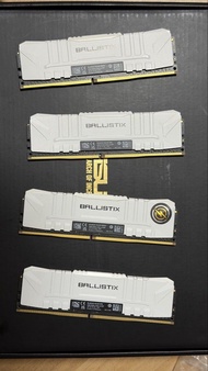 Crucial Ballistix DDR4 3200 8GBx4 32GB 白色 RAM