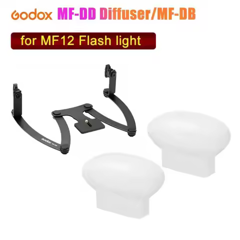 Accessories 1-4Pcs For Godox MF12 Flash Soft Light Ball Godox MF-DD/Dual Head Bracket Flash Godox MF