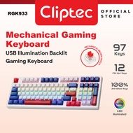Cliptec RGK933 USB Mechanical Illumination Backlit Gaming Keyboard (Attack97)