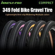 INNOVA 16x1 1/2 40-349 Folding Bike Tires 16-inch Lightweight Off-road Gravel Tire for Small 349 ant
