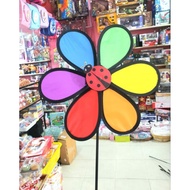 Colorful Fabric Pinwheel 6 Wings, 8 Wings