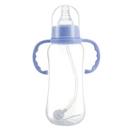 Baby Baby Label Mouth pp Baby Bottle Mother Baby Newborn with Hand Plastic Baby Bottle Straw Baby Bottle