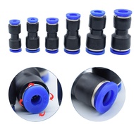 【HNM】Reducer Straight Push-In Fittings Pneumatic Line Tube Hose Connector 4mm to 16mm