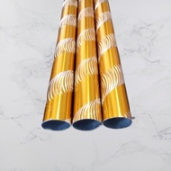 Batang Gorden Satuan Warna Emas Gold/Tiang Hordeng Ukuran Custom/Besi