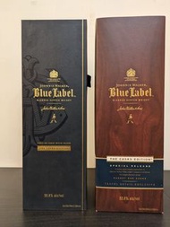 Johnnie Walker Blue Label The Cask Edition Travel Retail Exclusive Empty Bottle 吉樽禮盒裝