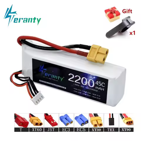 11.1V 2200mAh 3s 45C LiPo Battery For RC Helicopter Aircraft Quadcopter Cars Airplane With T/JST/XT3