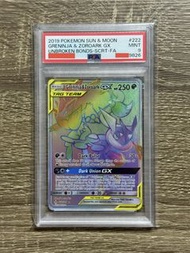 甲賀忍蛙&索羅亞克GX Greninja & Zoroark GX 222 PSA9