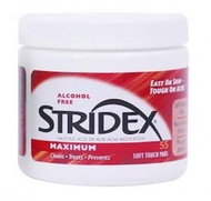 Stridex - 美國製 抗痘/去黑頭潔面片 55片 [平行進口]