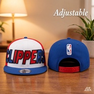 Men's LA Clippers New Era White/Royal Back Half 9FIFTY Snapback Hat  9Fifty Snapback Cap, unisex, ou